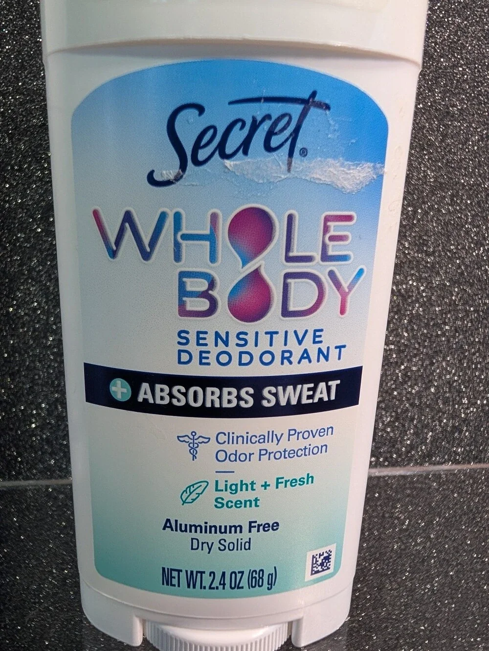 Secret Whole Body Sensitive Deodorant Stick Light and Fresh Scent 2 Pack